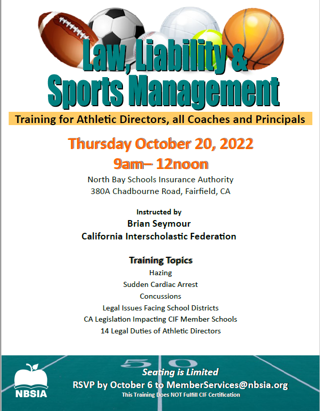 Law, Liability and Sports Management